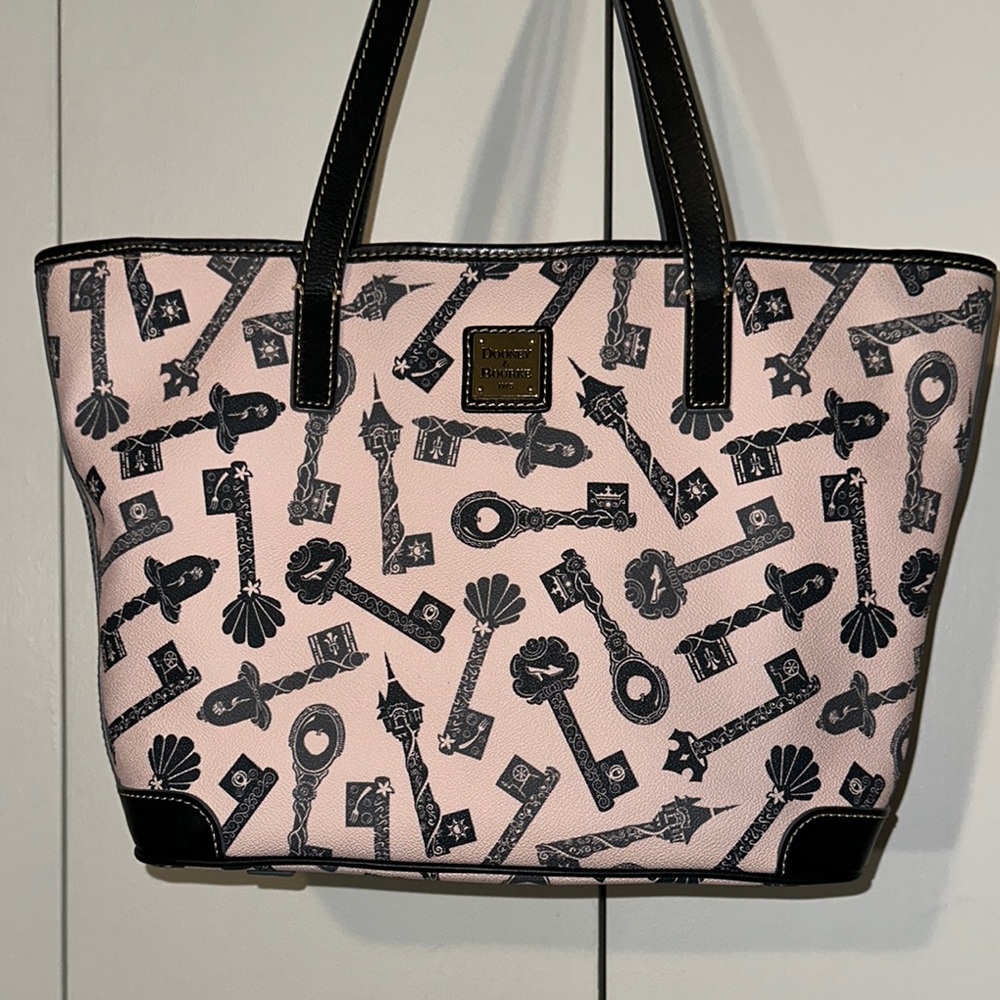 Disney Dooney & Bourke Princess Key Pattern Tote